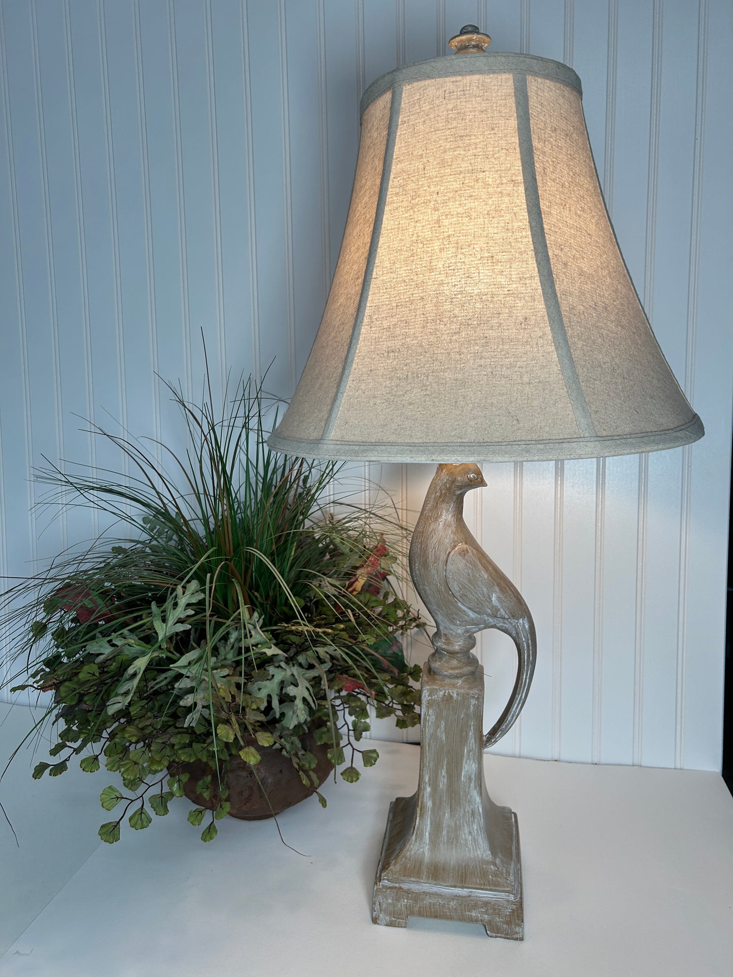 Pheasant Lamp with Shade Options