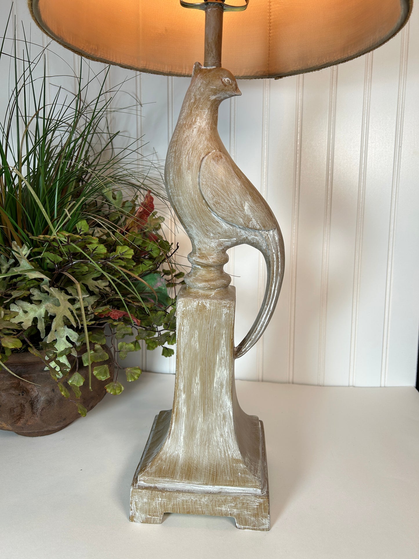 Pheasant Lamp with Shade Options