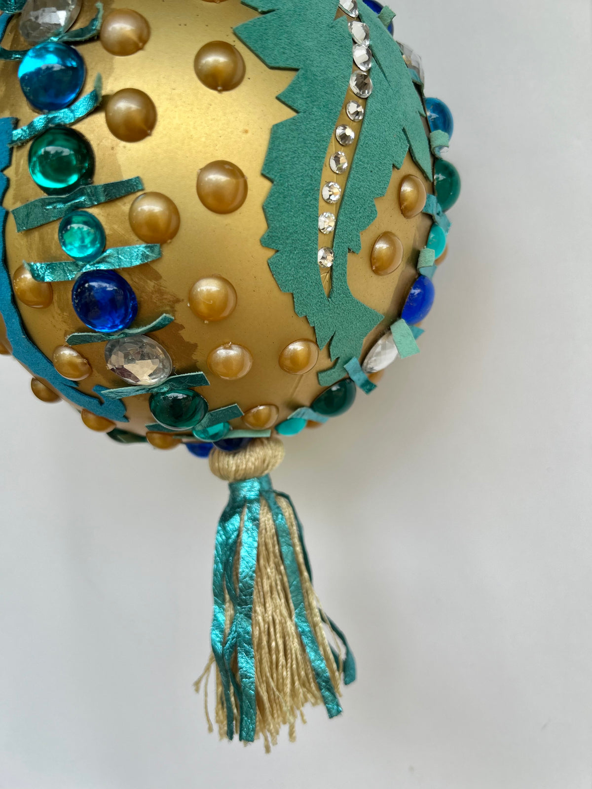 Feathers Dramatic One of a Kind Large Ornament