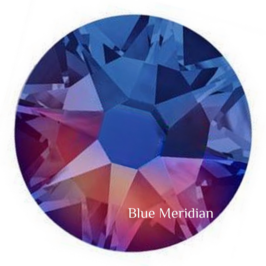 Blue Meridian 2078 Hotfix Swarovski Crystals 34ss