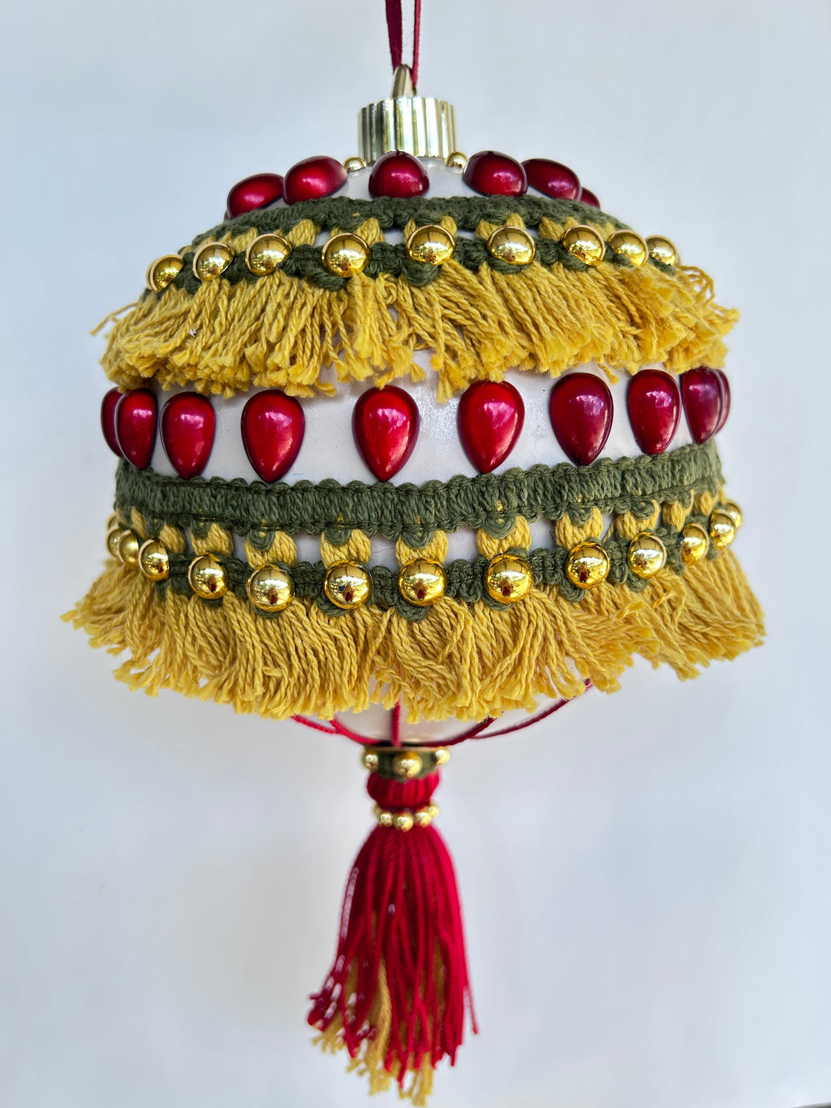 SoHo BoHo One of a Kind Fringed Large Ornament