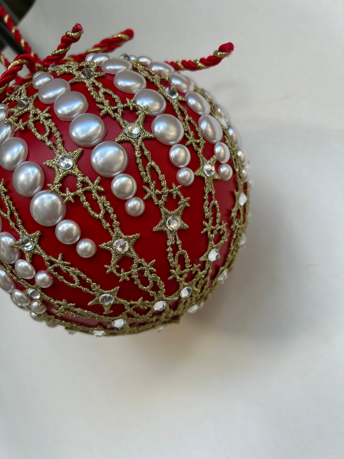 Moon and Stars One of a Kind Large Ornament
