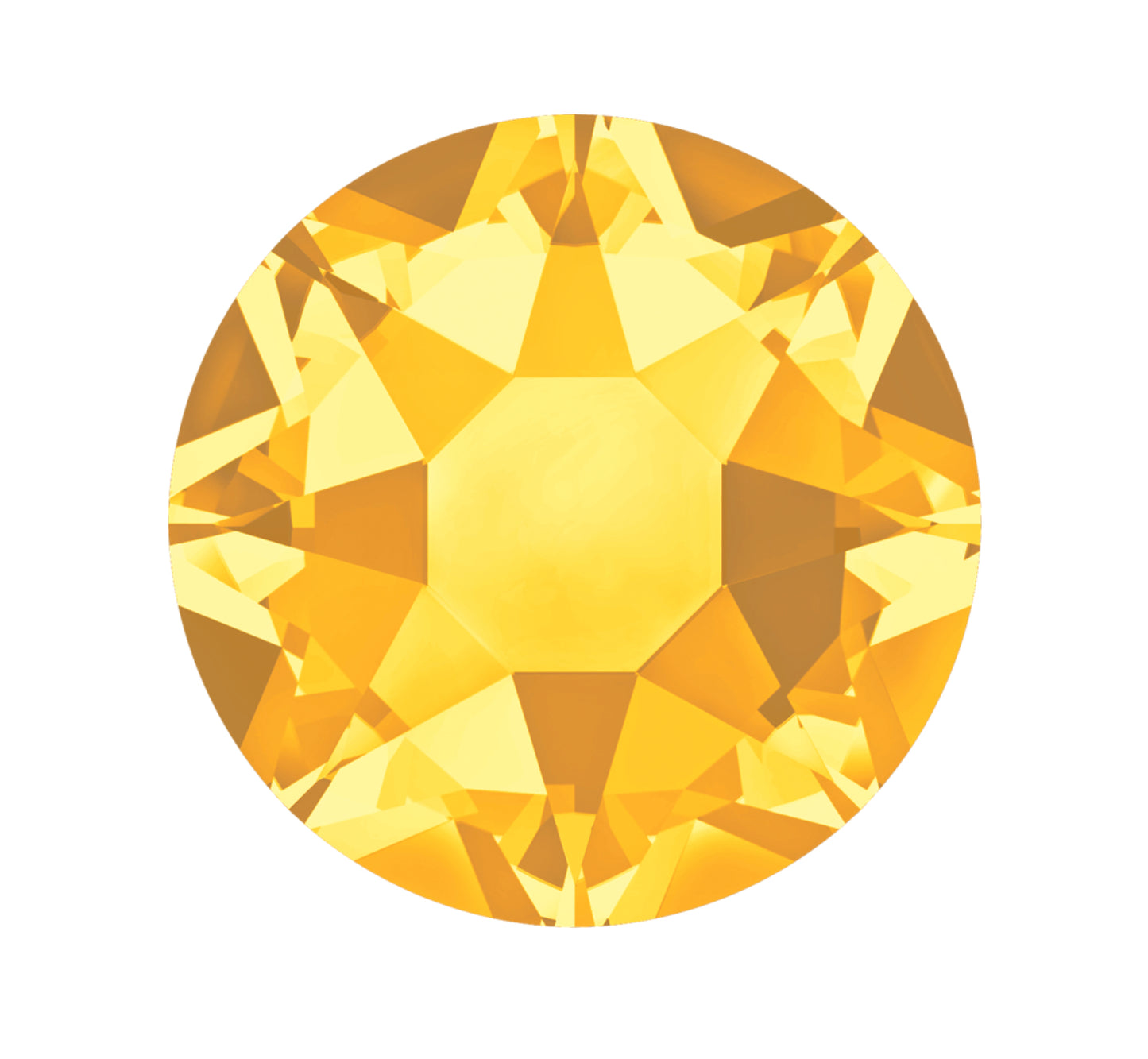 Sunflower Swarovski 2078 Hotfix 20ss Crystals