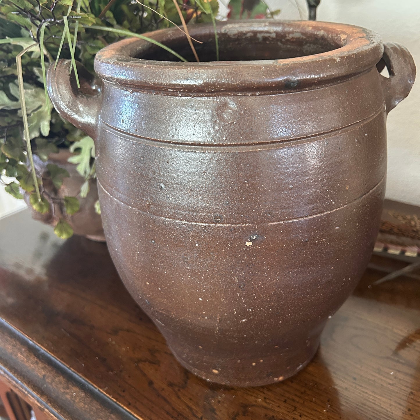 French Confit Pot - Brown Glaze