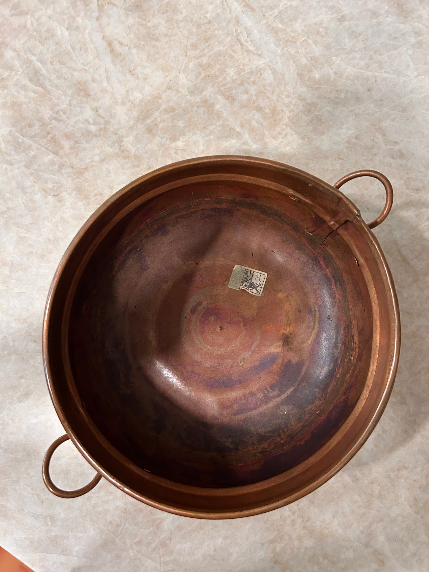 Copper Cauldron Pot 1950’s Holland