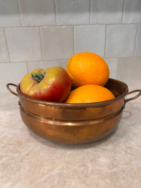 Copper Cauldron Pot 1950’s Holland