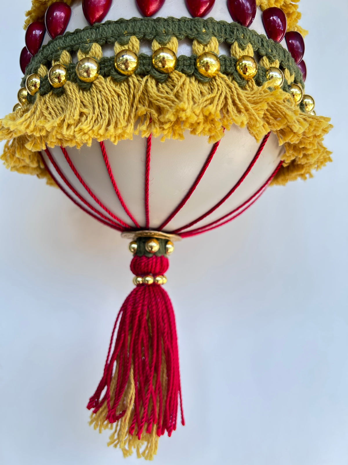 SoHo BoHo One of a Kind Fringed Large Ornament