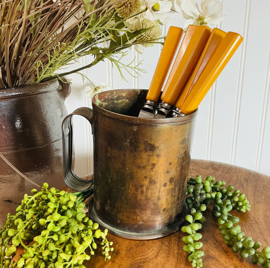 Vintage Butterscotch Knives