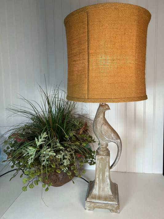 Pheasant Lamp with Shade Options