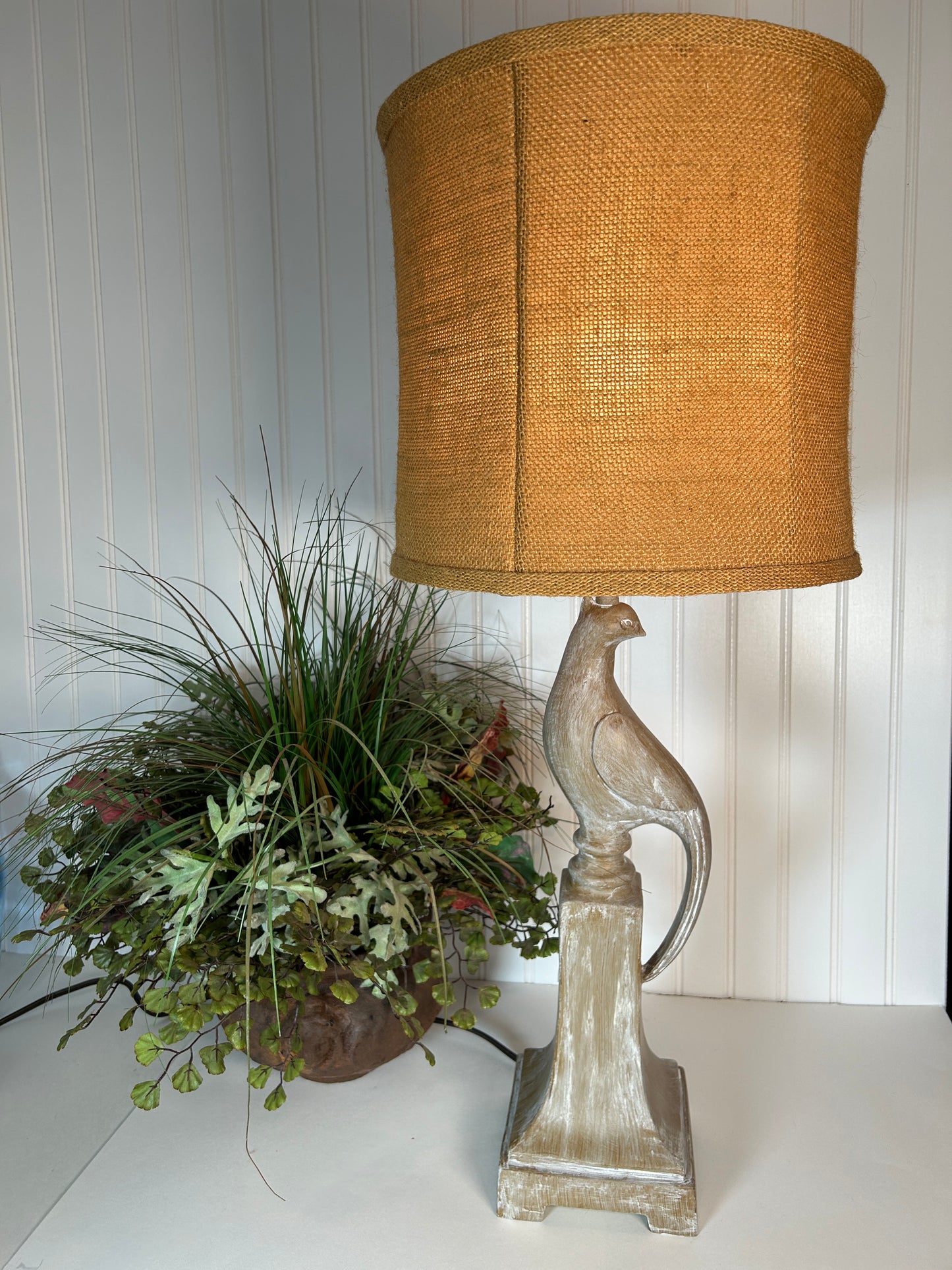 Pheasant Lamp with Shade Options