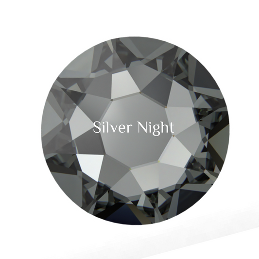 Silver Night Swarovski 2088 Flatback Crystals