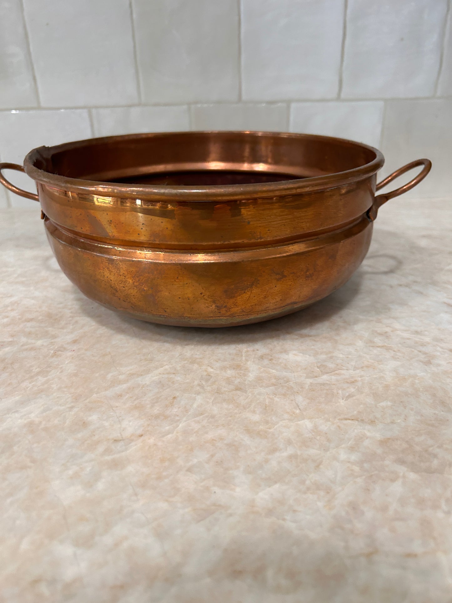 Copper Cauldron Pot 1950’s Holland