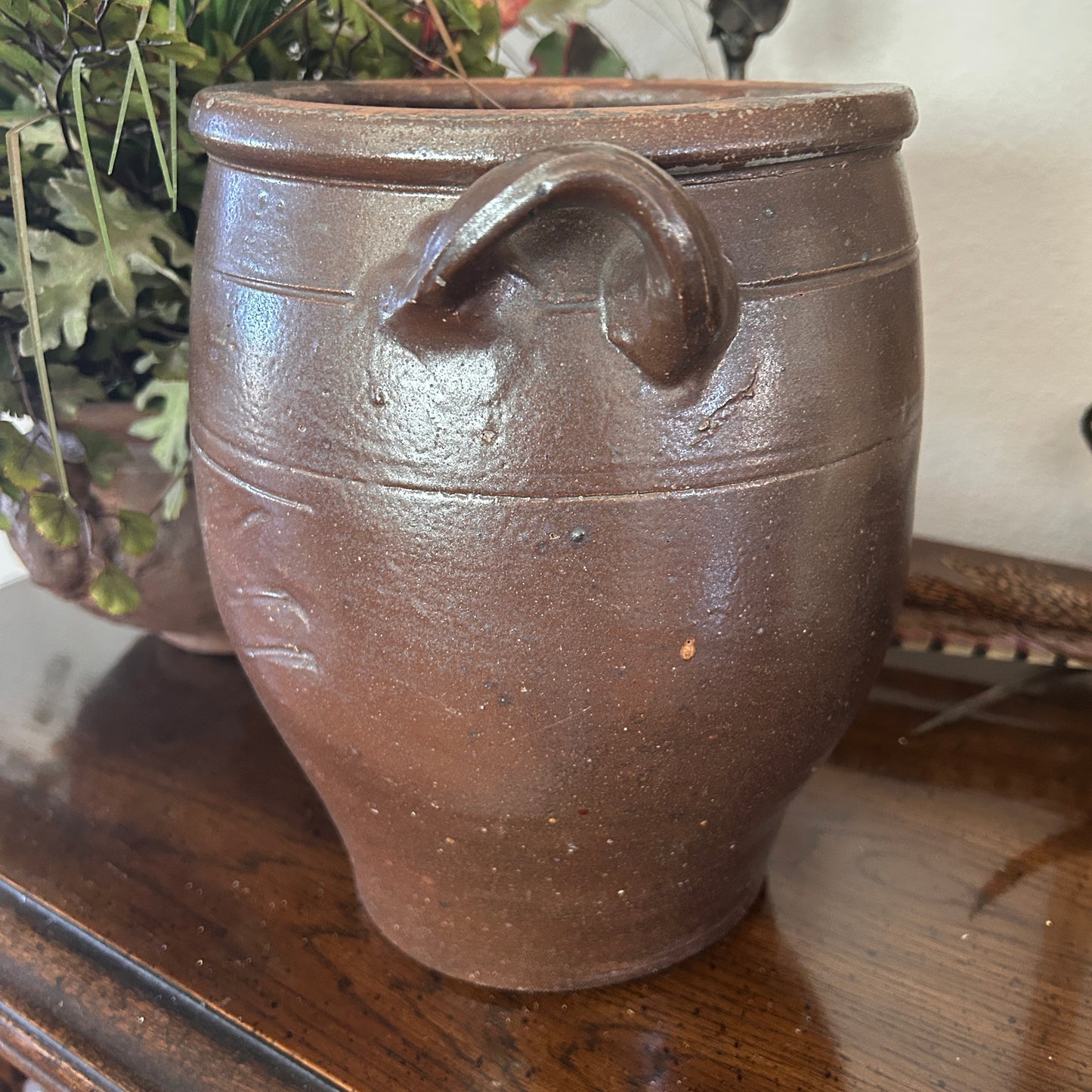 French Confit Pot - Brown Glaze