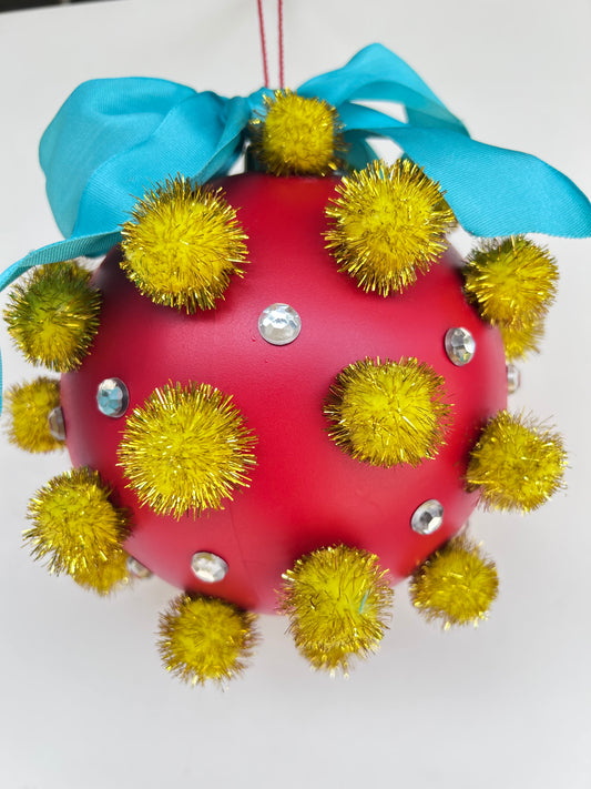 Fiesta Grinch 6-inch One of a Kind Ornament