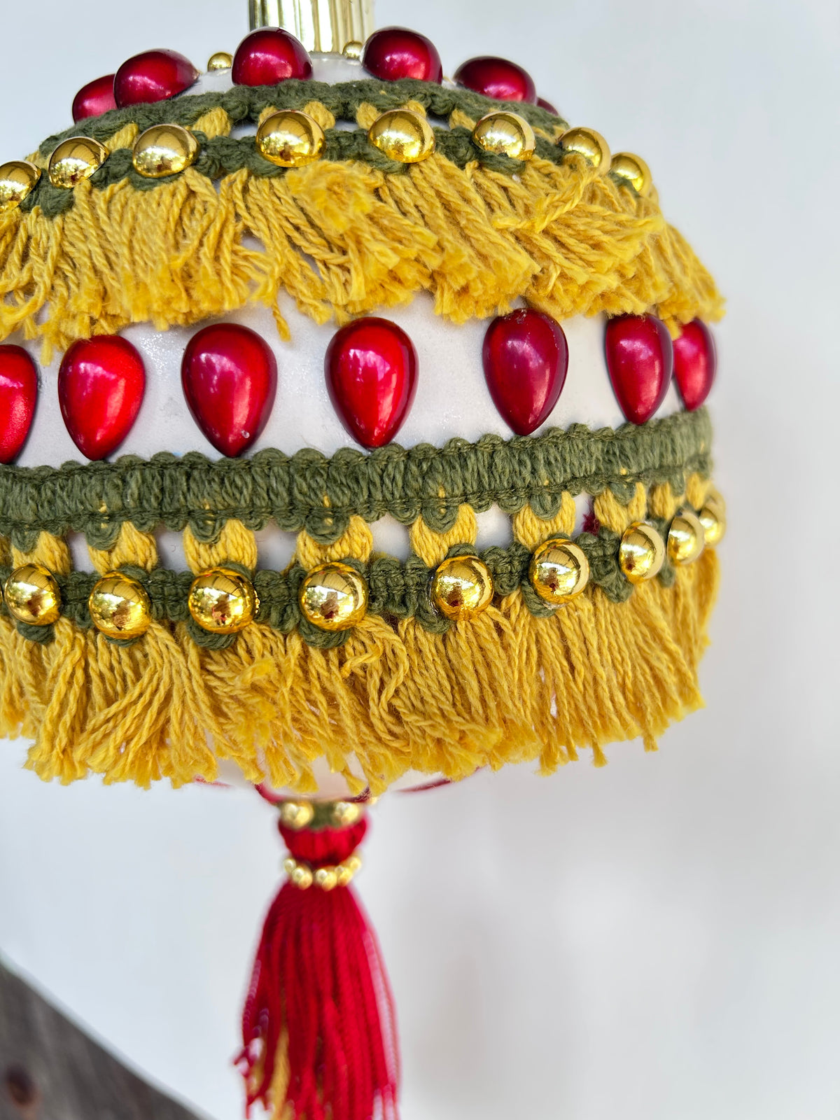 SoHo BoHo One of a Kind Fringed Large Ornament