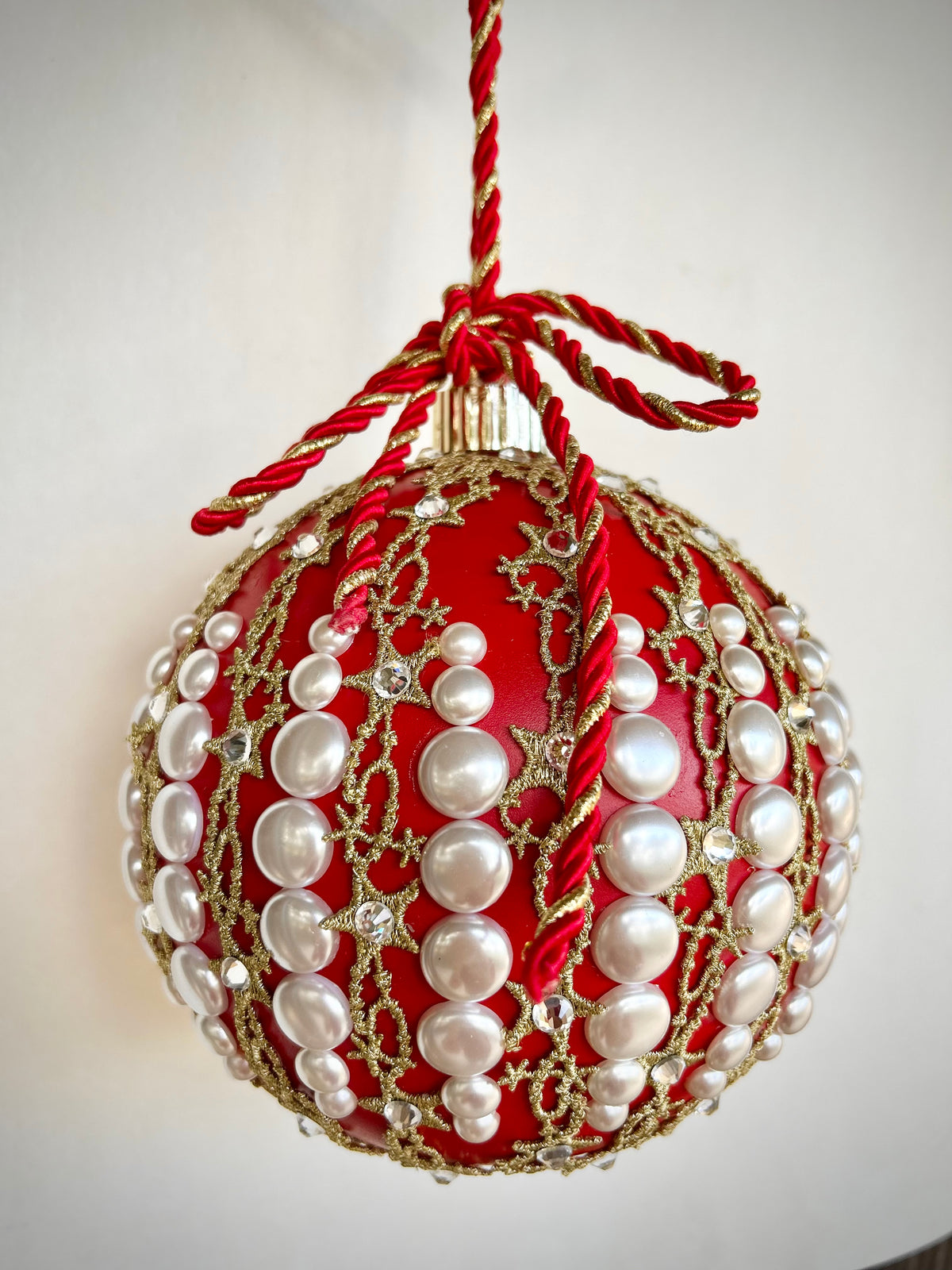 Moon and Stars One of a Kind Large Ornament