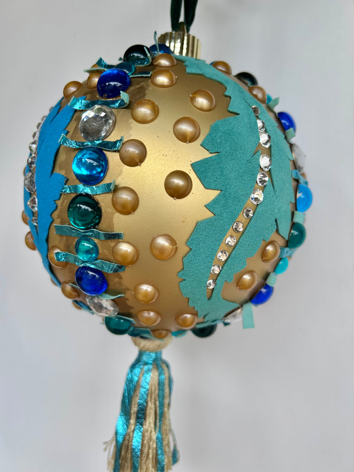 Feathers Dramatic One of a Kind Large Ornament