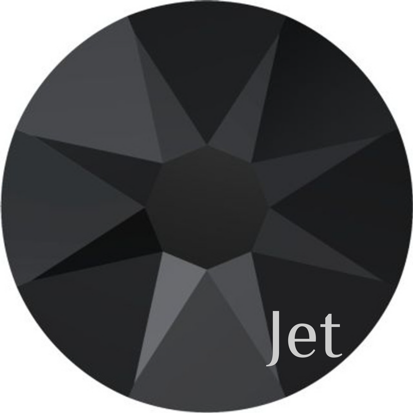 Swarovski 2078 Hotfix 30ss Jet Crystals