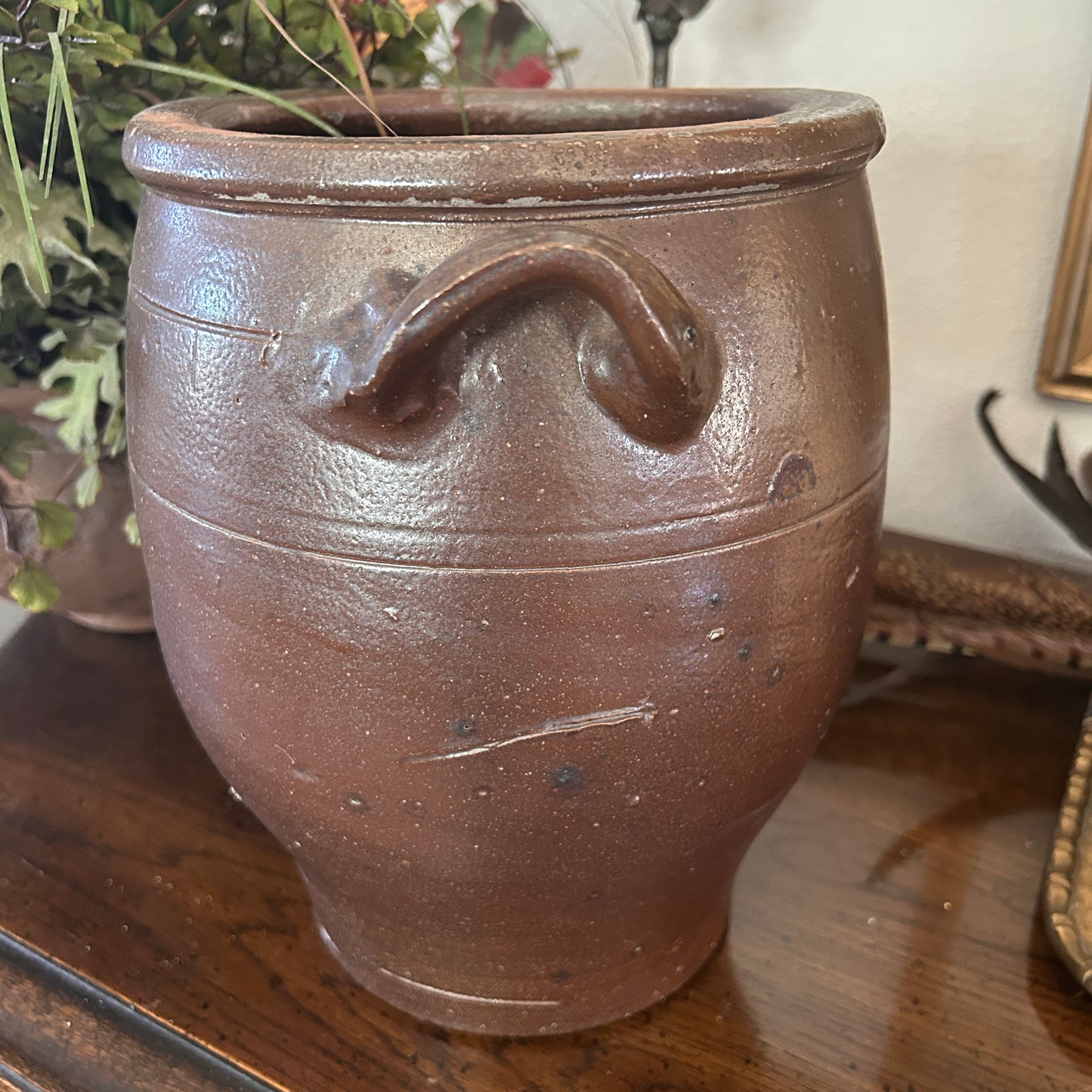 French Confit Pot - Brown Glaze