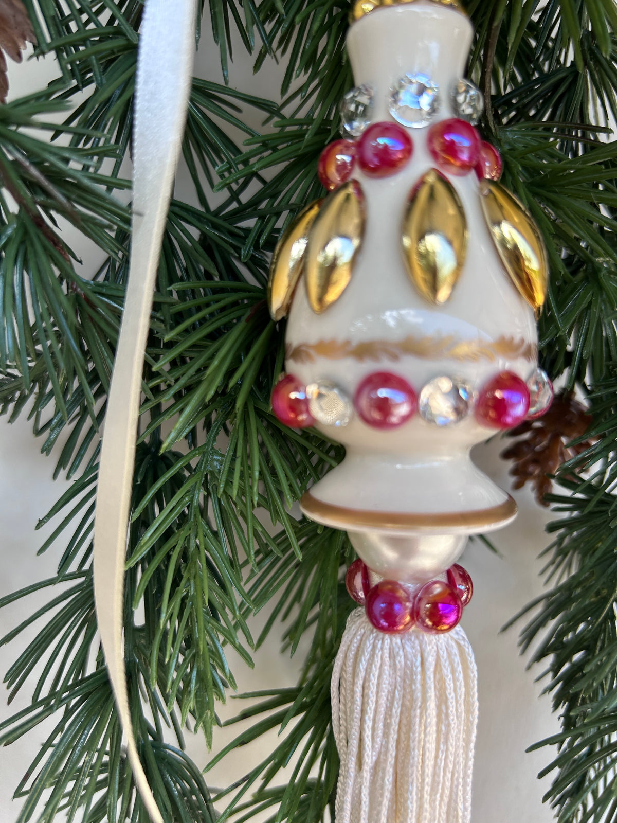 Dressy - One of a Kind Porcelain Ornament