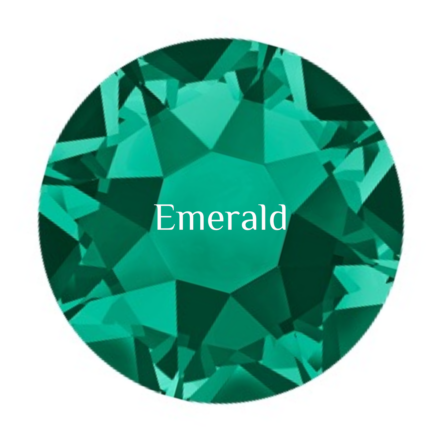 Emerald Swarovski 2078 Hotfix 30ss Crystals