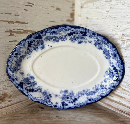 Blue Oval English Dish