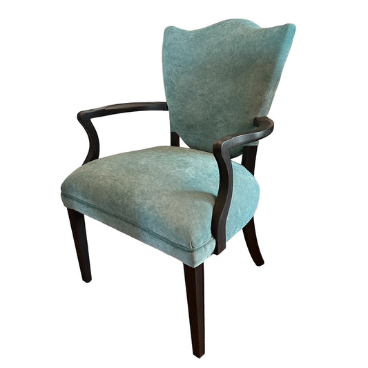 Beautiful Rare Shield Back 1940's Chair