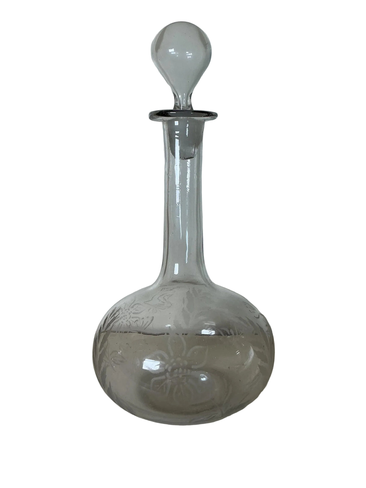 1800 Victorian Acid Etched Decanter