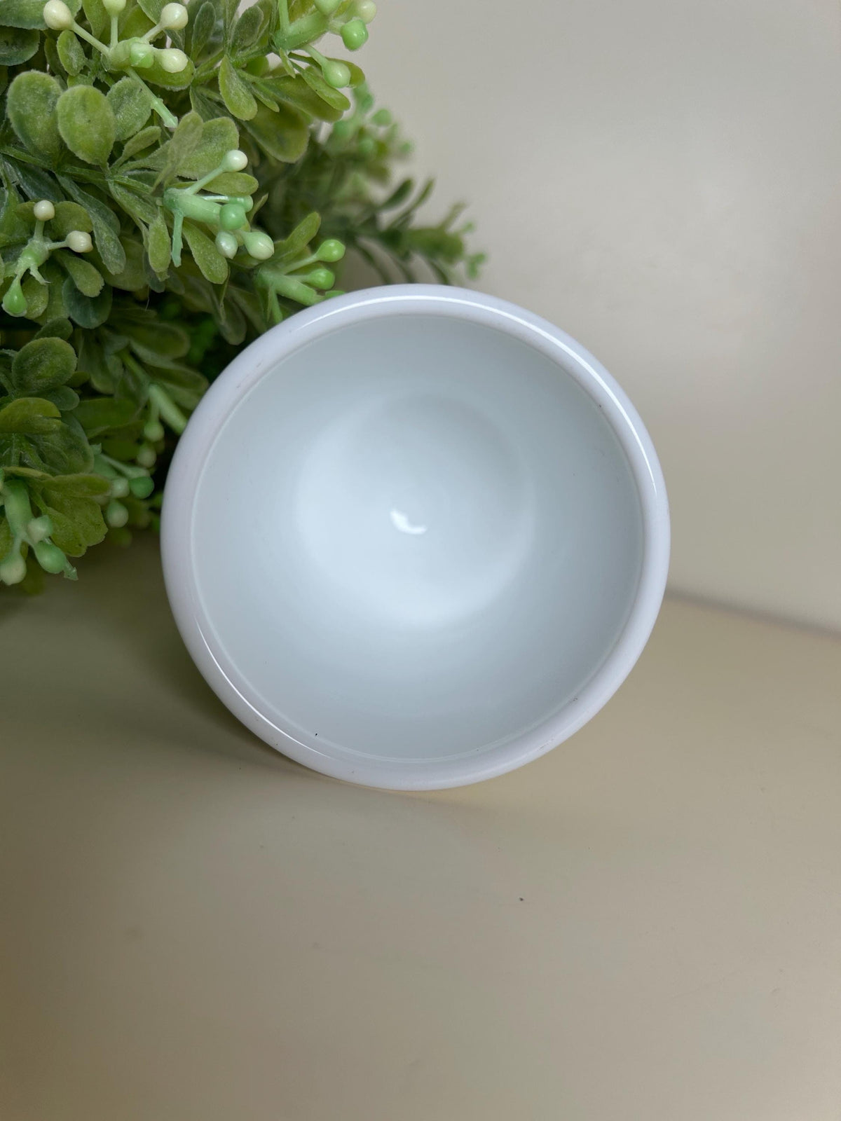 Hazel Atlas Milkglass Rooster Cup "Good Morning" Design