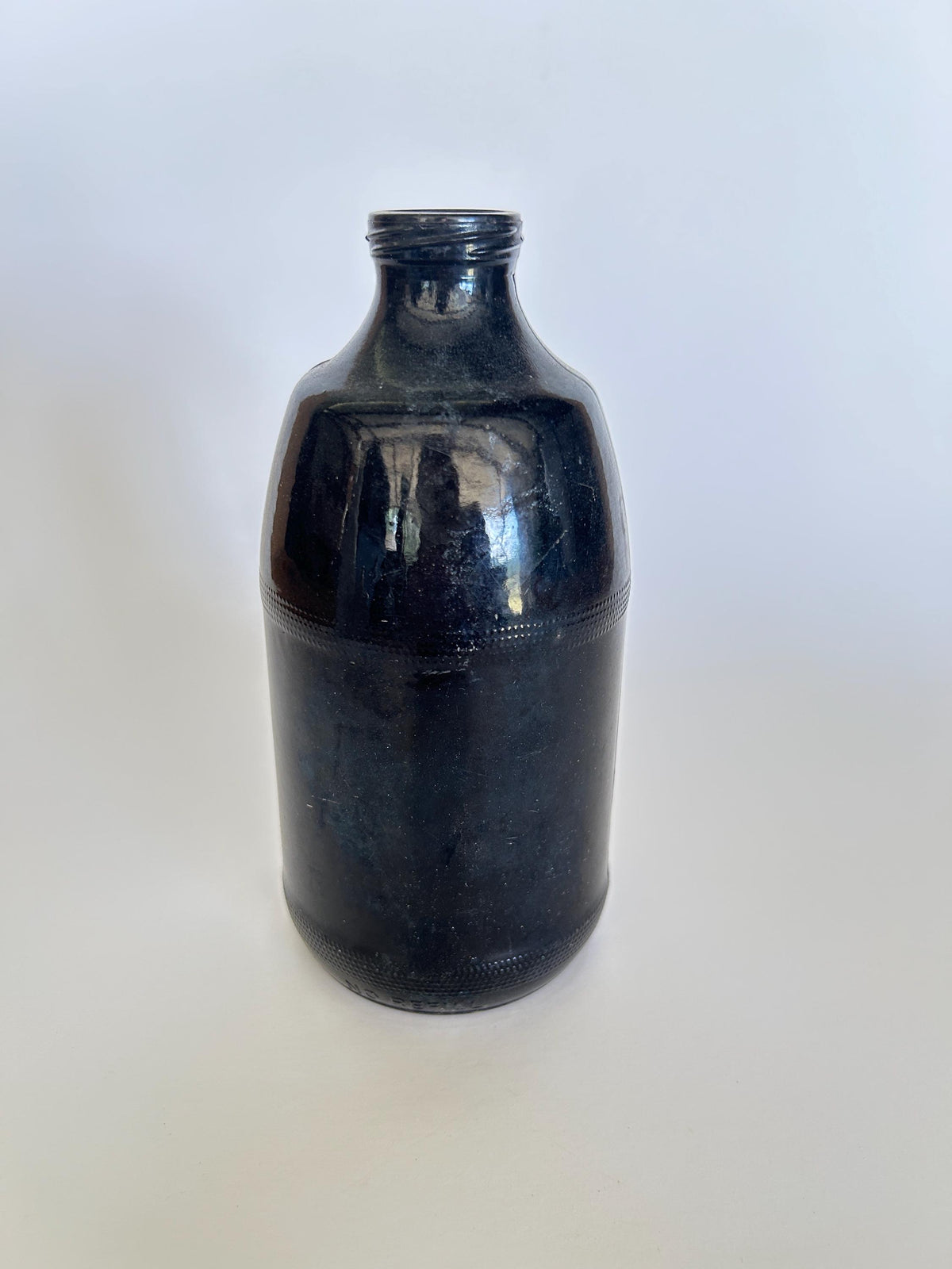 Vintage Bottles Rum Beer Soda Tonic Brown Green Clear