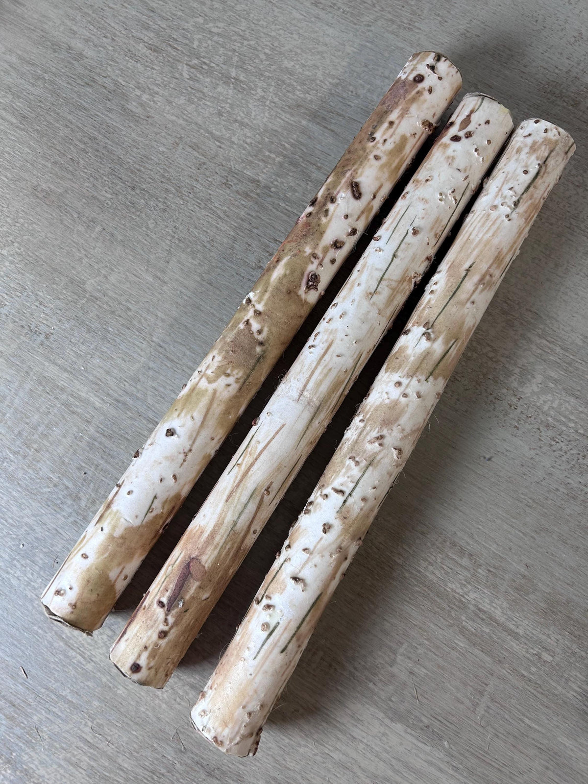 Adorable Faux Birch Logs 12inch Bundle