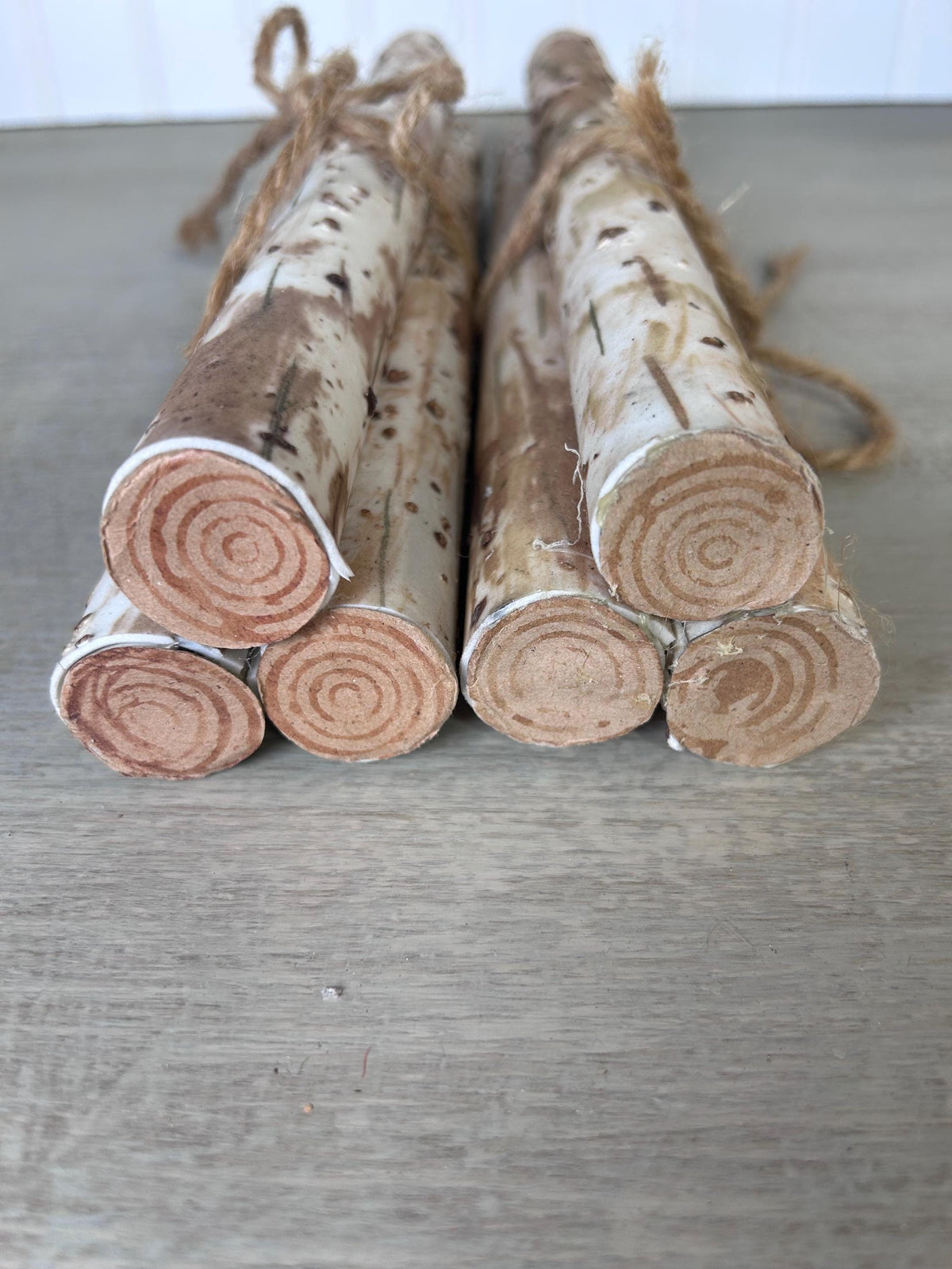 Adorable Faux Birch Logs 12inch Bundle